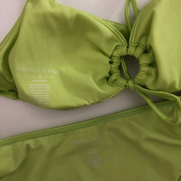 Kendall + Kylie Shine Bikini Set Sz S - Picture 3 of 8